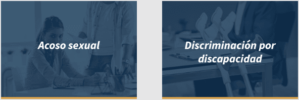 Discriminación por discapacidad, disability discrimination, Acoso sexual, Sexual Harassment